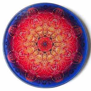 4 INCH
ROUND GLASS COASTER
ORANGE INDIGO 2